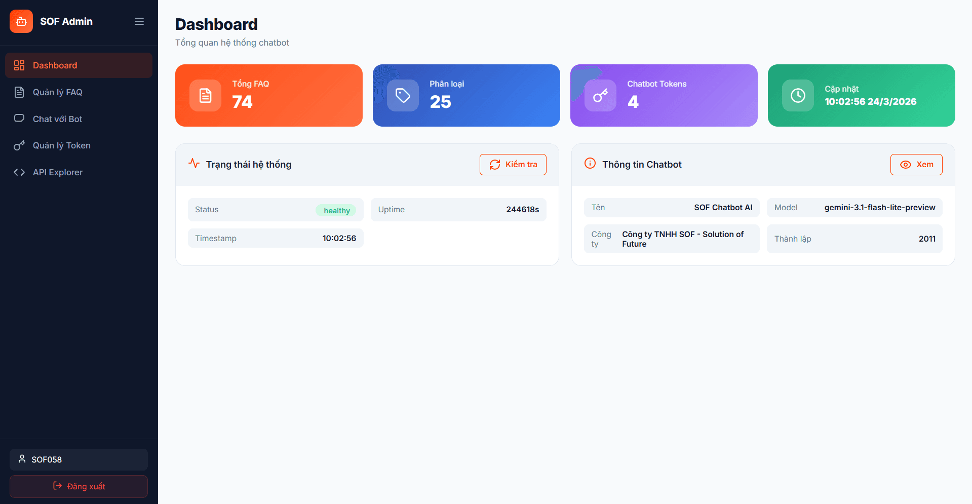 Enterprise Chatbot Management & Knowledge Orchestrator - Screenshot 2