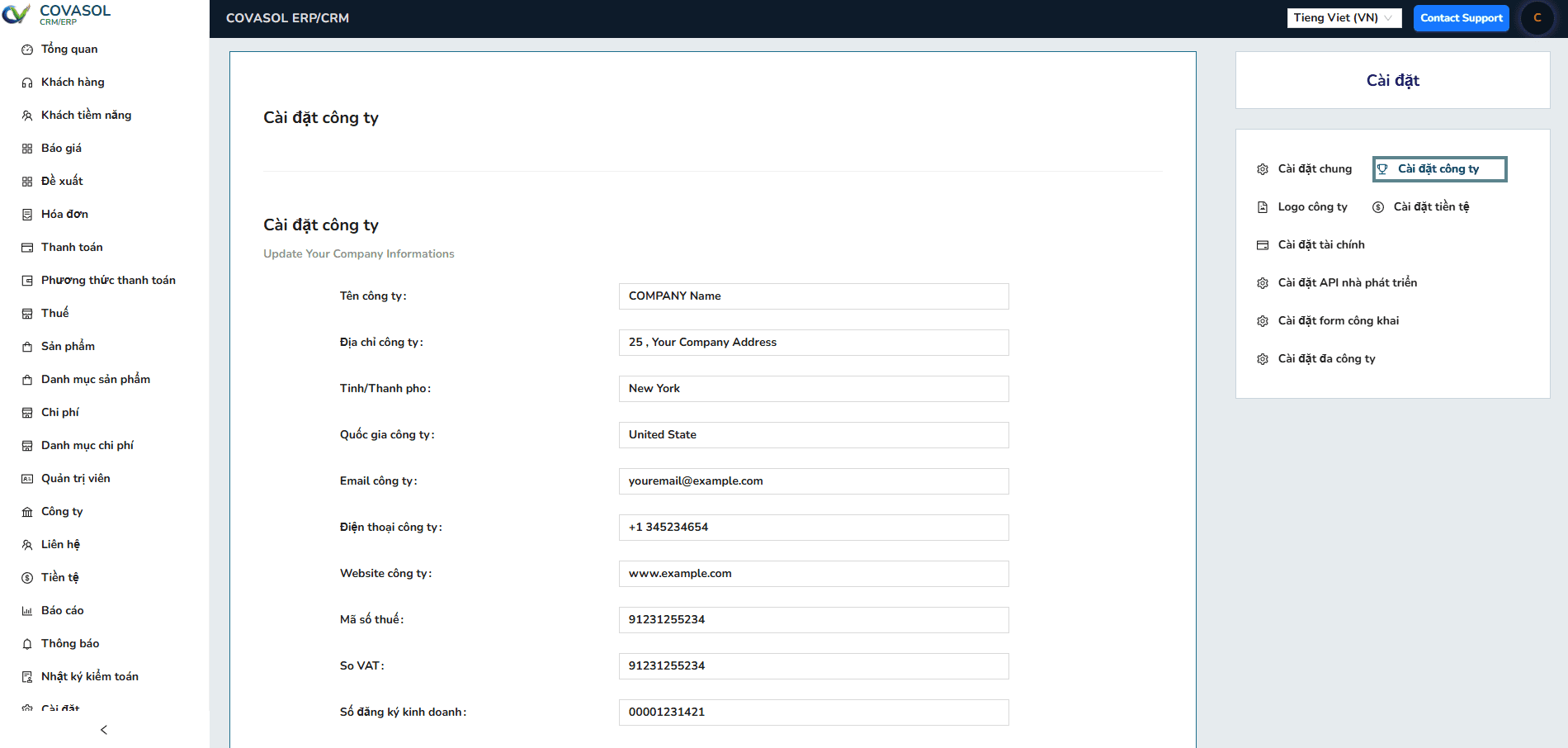 COVASOL MiniERP/CRM | Enterprise Resource Planning - Screenshot 6