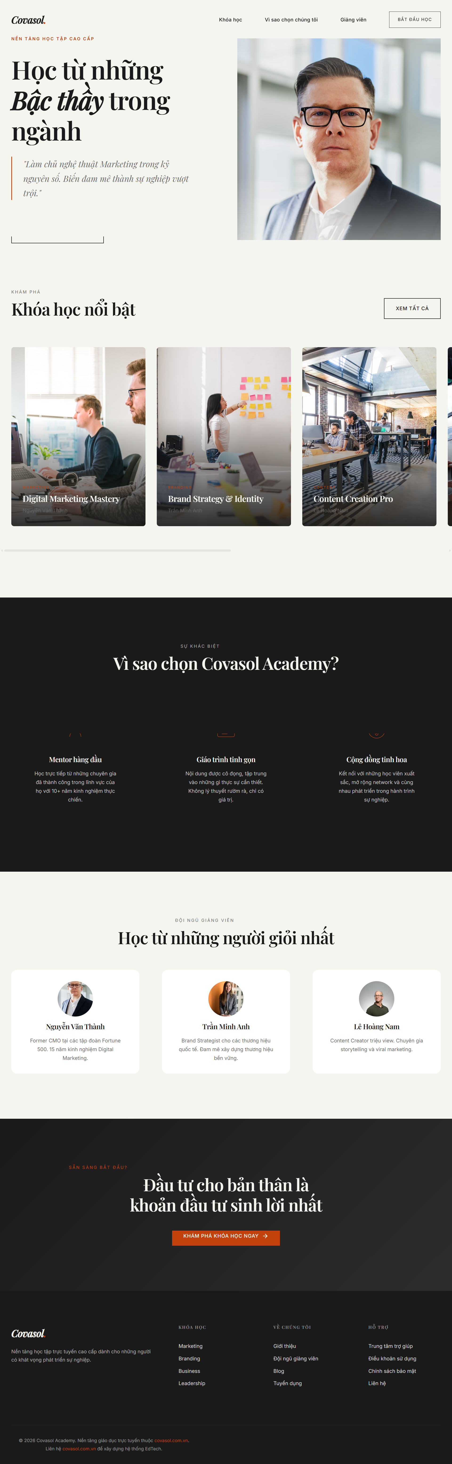 Preview of Course Platform